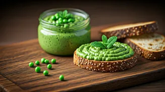 Move Over Avocado Toast This Green Pea Mint Spread Rules