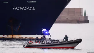 Desembarcam os primeiros passageiros de navio com hantavírus
