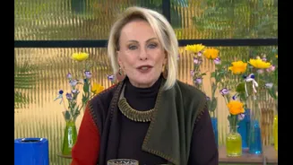 O recado que Ana Maria Braga mandou ao vivo para um dos chefões da Globo