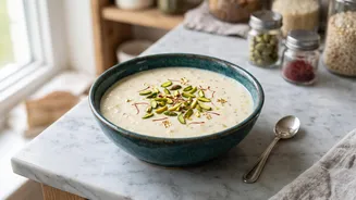 The Milk And Rice Base Of Homemade Phirni: A Guide To Sitaphal Phirni