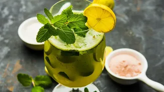 Traditional summer fruits kokum and jamun inspire healthy low sugar cold steeped mocktails