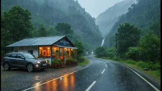 Choose Routes With Daylight Driving And Reliable Stops During Monsoon Trips