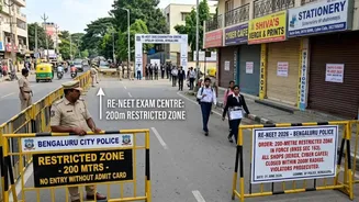 Re-NEET 2026: Bengaluru Declares 200-Metre Restricted Zone Around Centres, Shops Shut