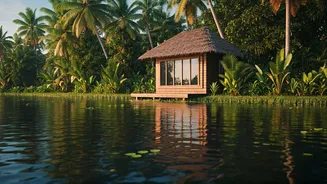 Ditch Luxury Hotels For Serene Kerala Backwater Eco-Cabins
