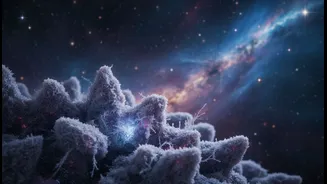 Could Icy Dust Grains Be Tiny Factories For Complex Cosmic Sugars?