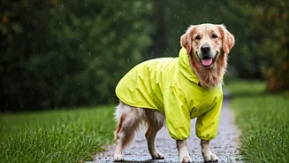 Beat Wet Weather blues Dressing Canines Neon Waterproof Raincoats Outdoors