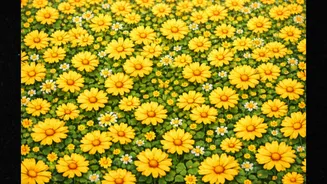 Optical Illusion: Among The Bed Of Flowers, Spot The Butterfly