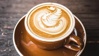 Cappuccino's Dense Foam Gives It a Drier Texture than a Latte