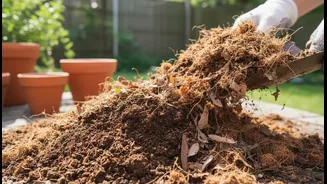 Cocopeat Can Help, but Dry Leaves Add Better Texture