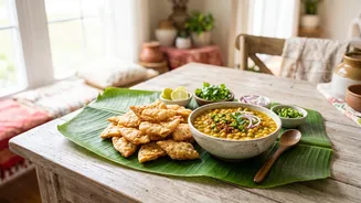 Subho Bijoya snacks: Nimki and Ghugni