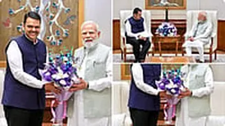 Maharashtra CM Meets PM Modi To Discuss State Development Projects