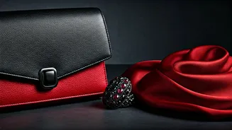 Bold Allure: Unleashing the Power of Black and Red Luxury Accessories