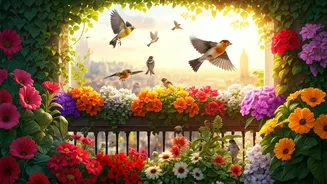 10 Blossoms for a Chirping Balcony Garden