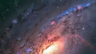 Multiwavelength Astronomy Turns Several Images Into One Galaxy Study