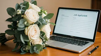 Bridal Hustle: Bride's Viral Video Shows Job Applications on Wedding Day, Sparking Relatability