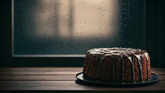 Why Your Monsoon Night Needs This Aesthetic Chocolate Cake