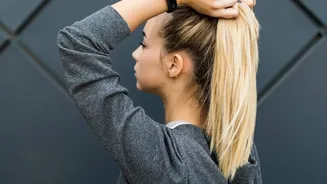 The Quick Pencil Top Knot for Busy Mornings
