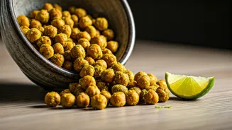 Air-Fried Zesty Lime Chickpeas Defeat All Boring Office Snacks