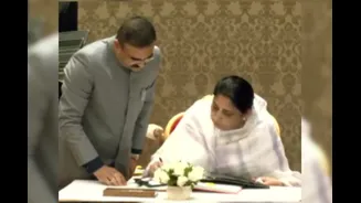 'Ready To Serve': Sunetra Vows To Carry Ajit Pawar's Legacy After Maharashtra Deputy CM Oath