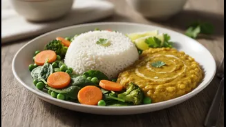 A Dal-Rice Meal Can Fit The Pattern When Vegetables And Portions Are Balanced