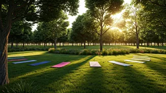 Park Yoga Turns Public Spaces Into Wellness Zones