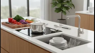 Keep Prep, Heat And Washing Routes From Crossing Unnecessarily
