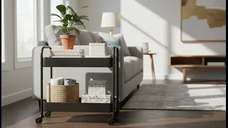 A Rolling Cart Can Add Flexible Storage Without Permanent Renovation