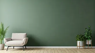 Urban Home Renovation Mood Boards Emphasize Beautiful Deep Sage Walls