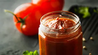 Blending And Simmering Give Homemade Tomato Sauce A Smoother Texture