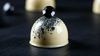 White Chocolate Black Diamond Truffle Mousse Is Viral