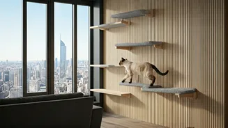 Maximize High Rise Rental Spaces Using Vertical Cat Wall Bridges