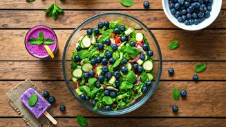 5 Vibrant Summer Recipes Featuring Blueberry & Mint Fusion