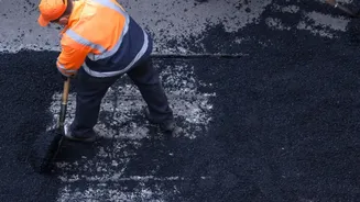 How Bacteria Infused Concrete Repairs Potholes Automatically On Rain Swept Urban City Roads
