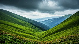 Green Hills And Rain Are Selling Holidays Now