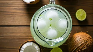 Your Summer Mocktail Needs These Frozen Coconut Water Cubes