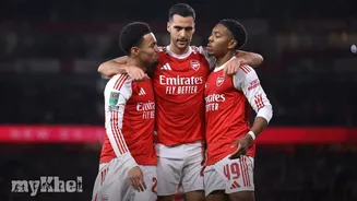 Arsenal Defeats Brighton 2-0: Saka And Nwaneri Shine In EFL Cup Match