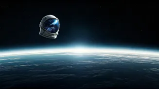 Space Is Totally Silent Without Atmosphere For Sound Waves Travelling
