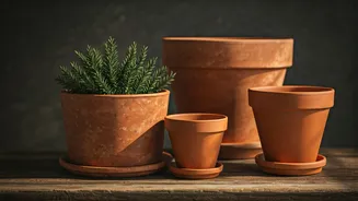 Earthy Terracotta Planters Lead Sustainable Home Styling Design Charts