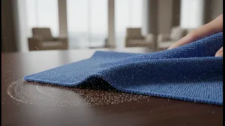 Damp Dusting Traps Household Dust Better Than Moving It Around