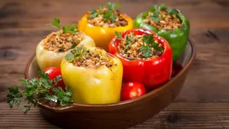 Quick and healthy: Breakfast stuffed peppers