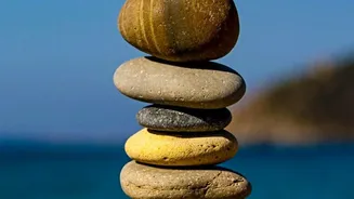 Stone Balancing As A Focus And Coordination Activity Puts The Spotlight On Outdoor Activity