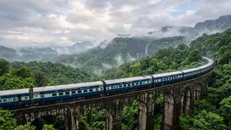 Why Monsoon Is A Great Season For These Scenic Indian Train Journeys