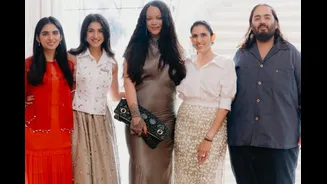 Rihanna Enjoys Intimate Lunch With Ambani Family During Her Mumbai Visit