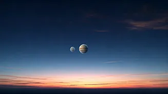 Mercury Venus And Jupiter Perform Rare Evening Convergence Together