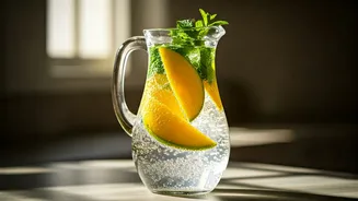 Ditch Cola For Homemade Raw Mango Pulp Sparkling Water Cooler