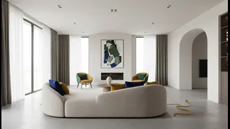 The Best Rounded Piece Fits The Room And The Route To It