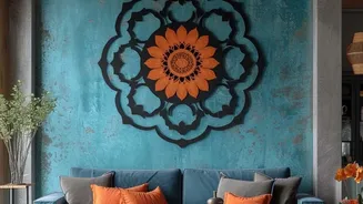 How To Use Batik Patterned Wall Hangings To Add Texture To Blank Walls