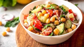 How to make delicious chickpea salad