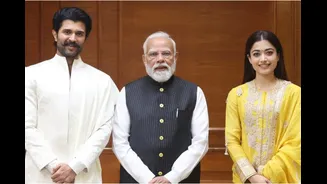 Newlyweds Vijay Deverakonda, Rashmika Mandanna Meet PM Narendra Modi, Extend Invite For Their Reception