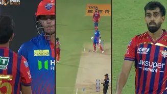 WATCH: Prince Yadav, Tristan Stubbs engage in heated argument during DC vs LSG clash